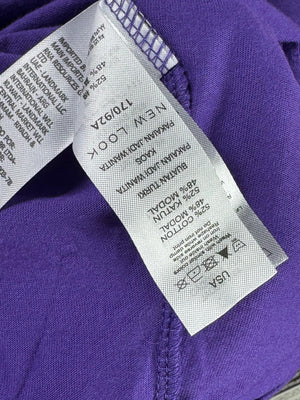 New Look® Medium | Bust: Oversize | Purple | Crop Top | B8 - 5727 - Genuine Maal