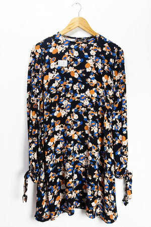 George® Large | Bust: 20" | Floral | Mini Dress | B8 - 5723 - Genuine Maal