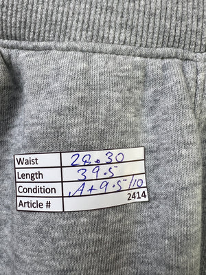Fila® Waist: 28" to 30" | Grey | Trouser | Fleece Lining | 2414 - Genuine Maal
