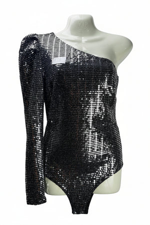 Primark® XS | Bust: 15" | Metalic | Body Suit Dress | B6 - 5527 - Genuine Maal