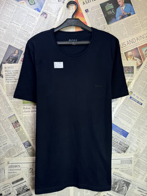 BOSS® Small | Chest: 19.5" | Black | T-Shirt | Cotton | 4273 - Genuine Maal