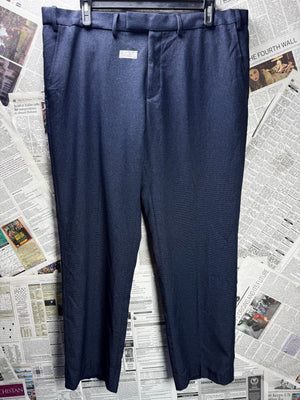 F&F® Waist: 40" to 42" | Blue | Regular Fit Dress Pants | Polyester | M3 - 25122 - Genuine Maal