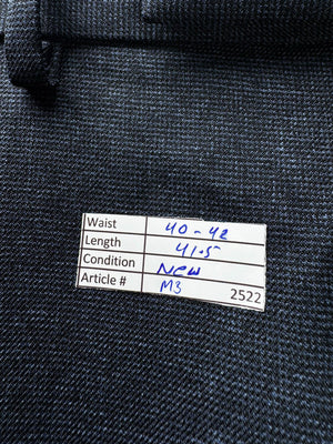 F&F® Waist: 40" to 42" | Blue | Regular Fit Dress Pants | Polyester | M3 - 25122 - Genuine Maal