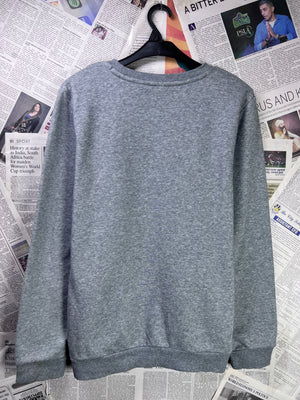 P*ma® Small | Chest: 19.5" | Grey | Sweat Shirt | Fleece Lining | 1985 - Genuine Maal