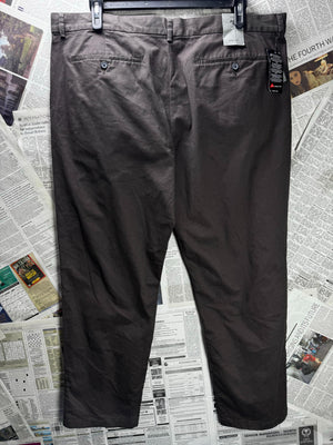 Tu® Waist: 42" | Brown | Straight Fit Chino Pants | Cotton-Lycra | M3 - 2533 - Genuine Maal