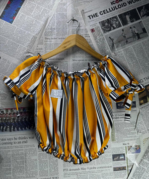 Select® XS | Bust: 15.5" | Yellow | Crop Top | B6 - 5512 - Genuine Maal