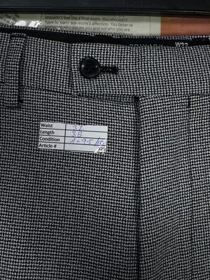 Primark® Waist: 32" | Grey Textured | Pant | 929 - Genuine Maal