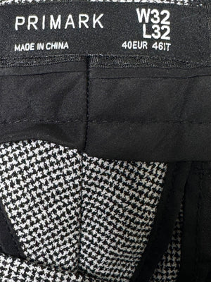 Primark® Waist: 32" | Grey Textured | Pant | 929 - Genuine Maal