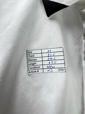 Cedar WoodState® Medium | Chest: 21.5" | White | Collar: 15.5" Slim Fit Shirt | Poly-Cotton | M3 - 5707 - Genuine Maal