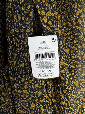 PEP&CO® XS | Bust: 15.5" | Disty Floral | Blouse Shirt | B2 - 5702 - Genuine Maal