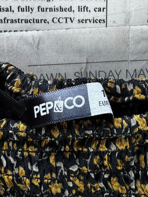 PEP&CO® XS | Bust: 15.5" | Disty Floral | Blouse Shirt | B2 - 5702 - Genuine Maal