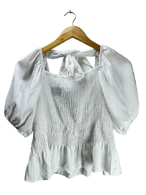 New Look® XS | Bust: 13.5" | White | Crop Top | B2 - 5922 - Genuine Maal