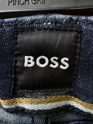 BOSS® Waist: 40" | Blue | Slim Fit Denim Pants | Cotton - Poly - Elastane | 1649 - Genuine Maal