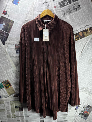 Tu® XXL | Bust: 29.5" | Brown | Shirt | B2 - 5923 - Genuine Maal