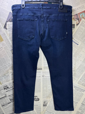 BOSS® Waist: 40" | Blue | Slim Fit Denim Pants | Cotton - Poly - Elastane | 1649 - Genuine Maal