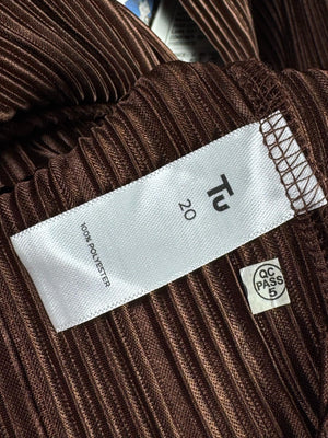 Tu® XXL | Bust: 29.5" | Brown | Shirt | B2 - 5923 - Genuine Maal