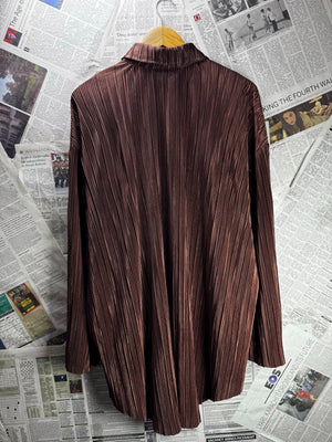 Tu® XXL | Bust: 29.5" | Brown | Shirt | B2 - 5923 - Genuine Maal