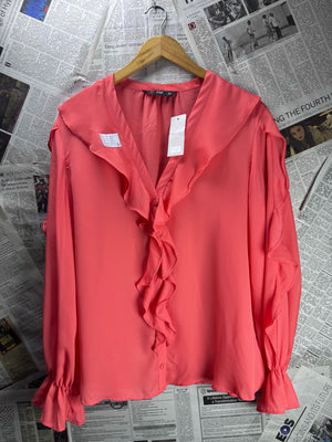 F&F® XXL | Bust: 23" | Pink | Blouse Shirt | B2 - 5924 - Genuine Maal
