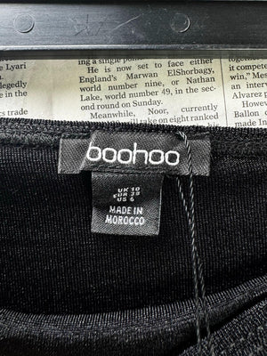 Boohoo® Waist: 26" to 28" | Black | Mini Skirt | B1 - 2815 - Genuine Maal