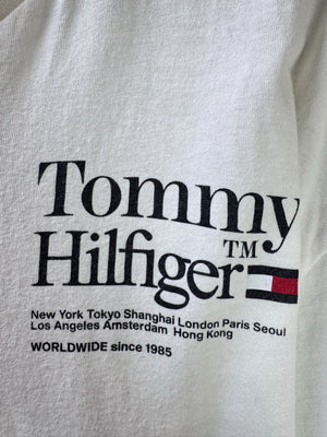 Tommy Hilfig*r® Medium | Chest: 22" | White | T-Shirt | Cotton | 3928 - Genuine Maal