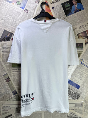 Tommy Hilfig*r® Medium | Chest: 22" | White | T-Shirt | Cotton | 3928 - Genuine Maal