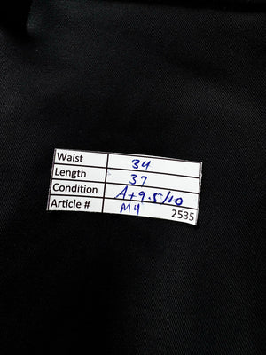 The Urban Jack Ins Clothing Co.® Waist: 34" | Black | Chino Pants | M4 - 2535 - Genuine Maal