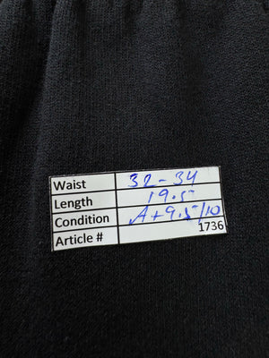 MAN® Waist: 32" to 34" | Black | Shorts | 1736 - Genuine Maal