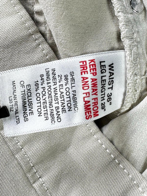 Lincoln® Waist: 36" | White | Denim Pants | Cotton-Elastane | M4 - 2540 - Genuine Maal