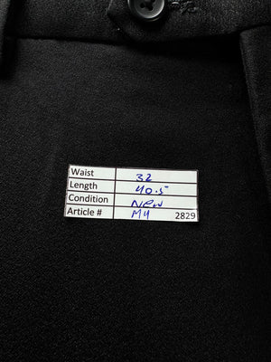 Next® Waist: 32" | Black | Slim Fit Dress Pants | Poly-Viscose | M4 - 2829 - Genuine Maal