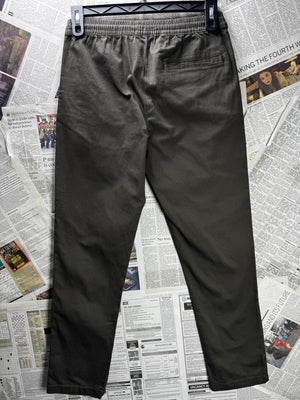 Easy® Waist: 28" to 30" | Olive Green | Slim Fit Chino Pant | Cotton-Elastane | M4 - 2832 - Genuine Maal