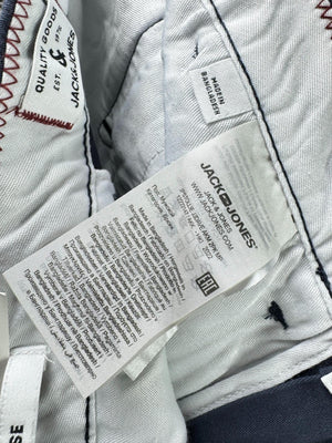Jack&Jones® Waist: 34" | Blue | Loose Fit Chino Pants | Cotton-Elastane | M4 - 2834 - Genuine Maal