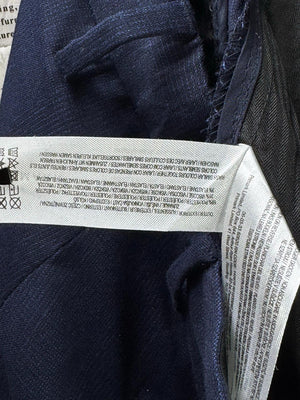 Primark® Waist: 34" | Navy Blue | Dress Pants | Poly-Viscose-Elastane | M4 - 2795 - Genuine Maal