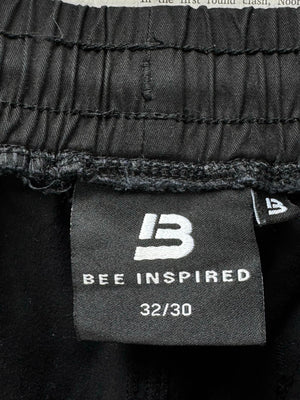 Bee Inspired® Waist: 32" to 34" | Black | Cargo Trousers | Cotton-Elastane | M4 - 2814 - Genuine Maal
