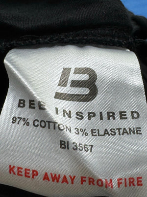 Bee Inspired® Waist: 32" to 34" | Black | Cargo Trousers | Cotton-Elastane | M4 - 2814 - Genuine Maal