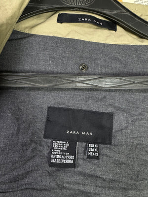 Zara® Medium | Chest: 22.5" | Brown | Parka Jacket | 2058 - Genuine Maal