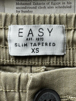 Easy® Waist: 28" to 30" | Tan | Slim Fit Trousers | Cotton-Elastane | M4 - 2803 - Genuine Maal