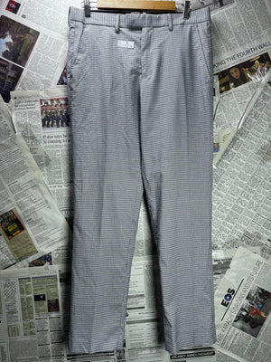 Primark® Waist: 32" | Check | Chino Pants | Poly-Viscose-Elastane | M4 - 2806 - Genuine Maal