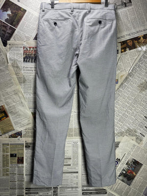 Primark® Waist: 32" | Check | Chino Pants | Poly-Viscose-Elastane | M4 - 2806 - Genuine Maal