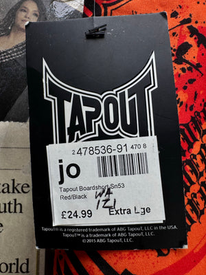 Tapout® Waist: 36" to 38" | Burnt Orange | Fight Shorts | Poly | 1697 - Genuine Maal