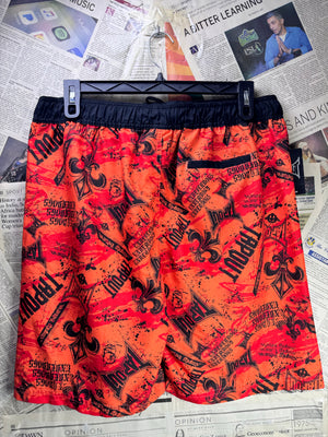 Tapout® Waist: 36" to 38" | Burnt Orange | Fight Shorts | Poly | 1697 - Genuine Maal