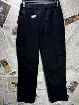 ® Waist: 30" to 32" | Black | Cargo Pants | Cotton | M4 - 2836 - Genuine Maal