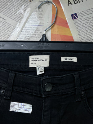 River Island® Waist: 32" | Black | Denim Pant | Skinny Fit | 2895 - Genuine Maal