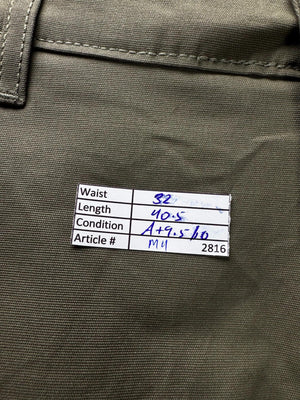 Mango® Waist: 32" | Green | Chino Pants | M4 - 2816 - Genuine Maal
