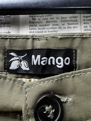 Mango® Waist: 32" | Green | Chino Pants | M4 - 2816 - Genuine Maal