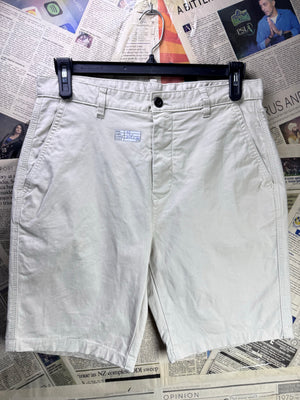 Zara® Waist: 32" | White Clay | Chino Shorts | 1728 - Genuine Maal