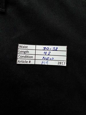 Fort Workwear® Waist: 30" to 32" | Black | Cargo Pants | Poly-Cotton | M4 - 2817 - Genuine Maal