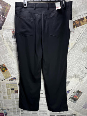 Jack Reid® Waist: 38" | Black | Dress Pant | Poly-Viscose | M5 - 2827 - Genuine Maal