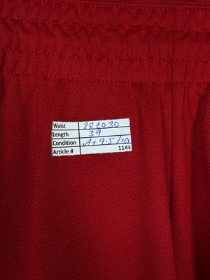 Jordan® Waist: 28" to 30 | Red | Poly | Trouers | 1144 - Genuine Maal