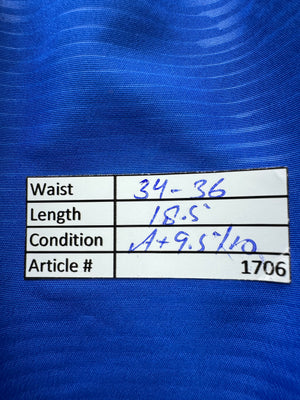 N*ke® Waist: 34" to 36" | Blue | Sports Shorts | Poly | 1706 - Genuine Maal