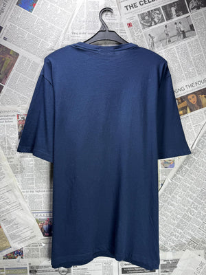 DKNY® Medium | Chest: 22" | Blue | T-Shirt | Cotton | M5 - 5557 - Genuine Maal